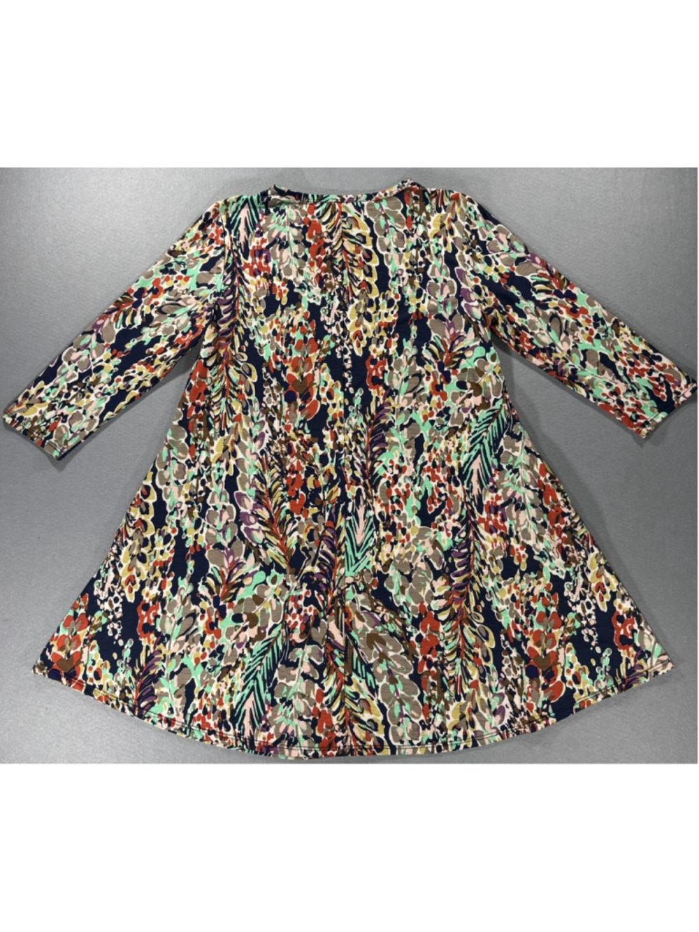 Shop The Mint Floral Print Dress Size Small with Pockets - Picture 5 of 15